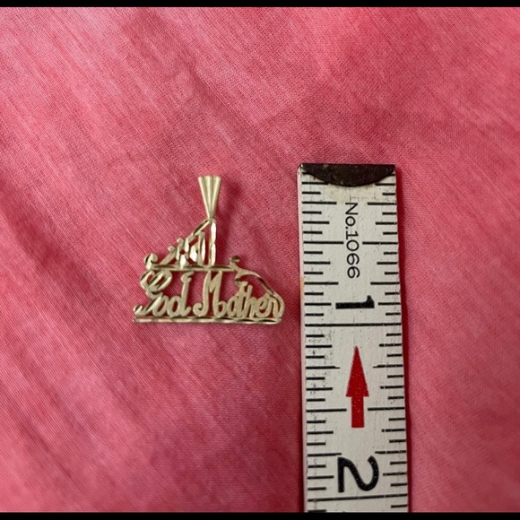 14k Gold God Mother Charm - Picture 8 of 10